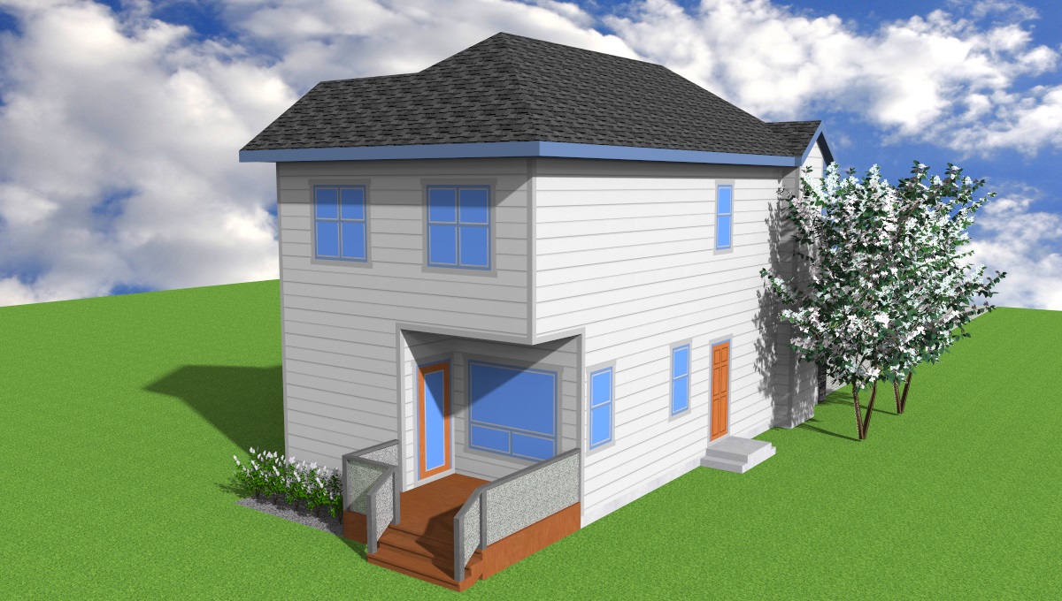 Wide Skinny 2 Storey with 3 Bedroom | Aurora Home Designs Edmonton